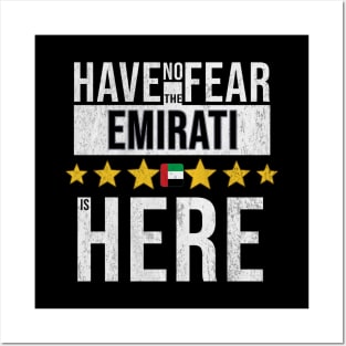 Have No Fear The UAE Emirati Is Here - Gift for UAE Emirati From United Arab Emirates Posters and Art